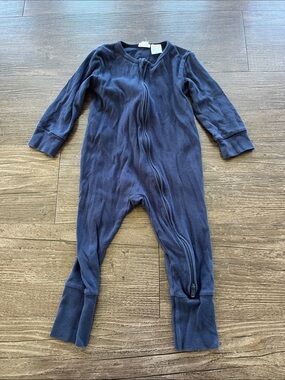 Jamie Kay Baby Boy Navy Footie Onesie Size 2 Year